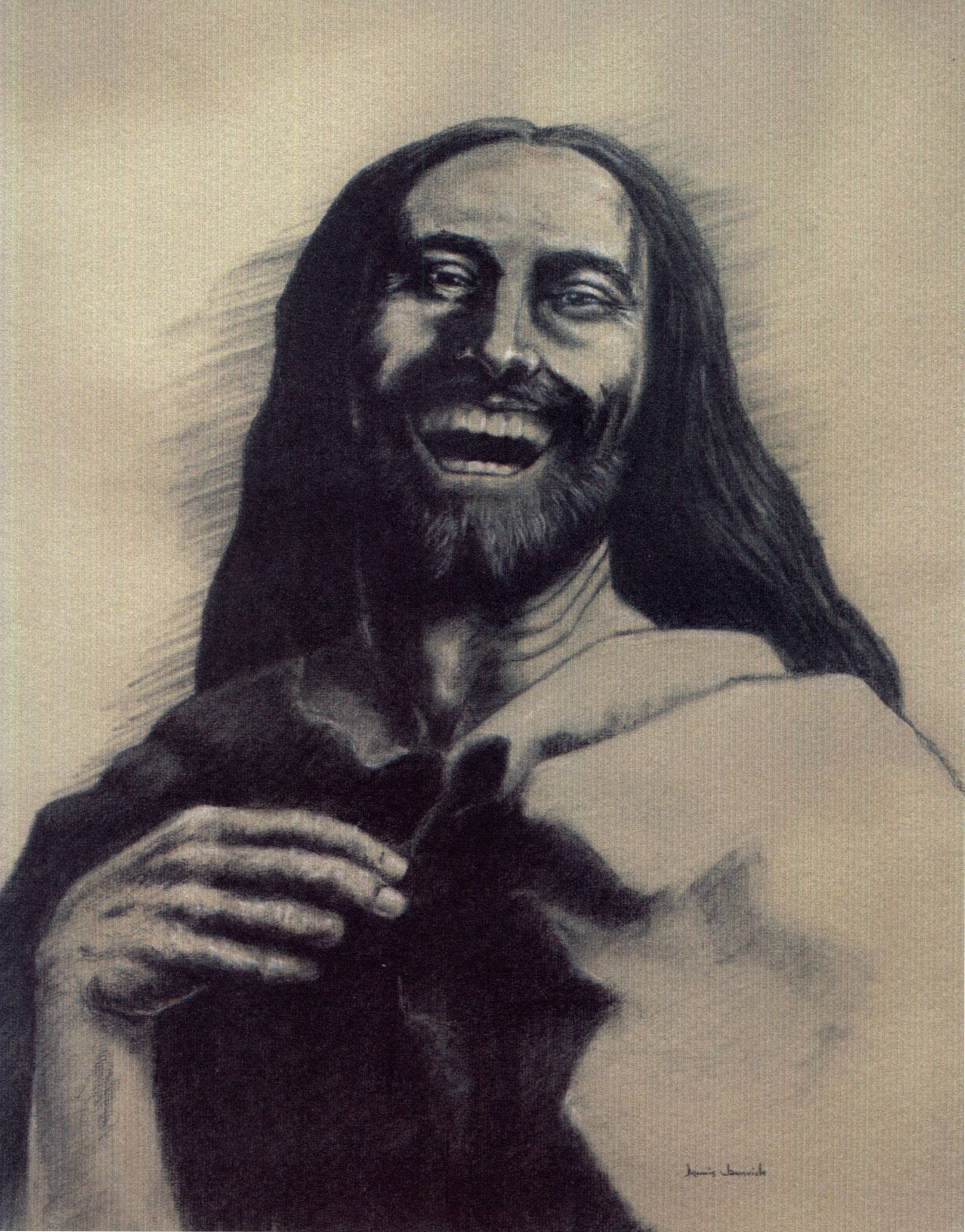 Laughing Jesus Prints